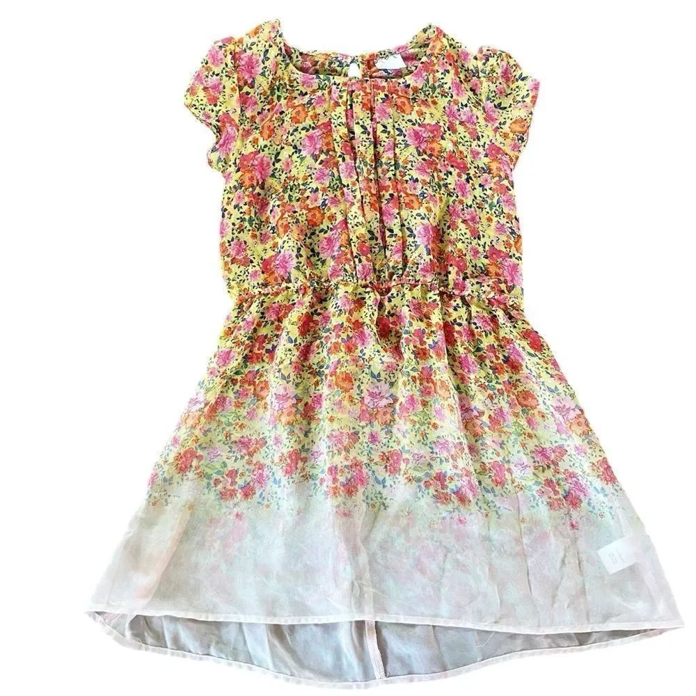 D-Signed Disney Floral Kids Summer Dress Size M
